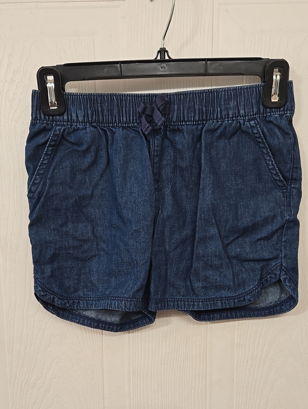 Girls Size 10 Chambray Elastic Waist Shorts